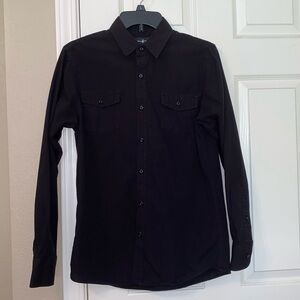 Men’s Beverly Hills S Black Button Down Shirt